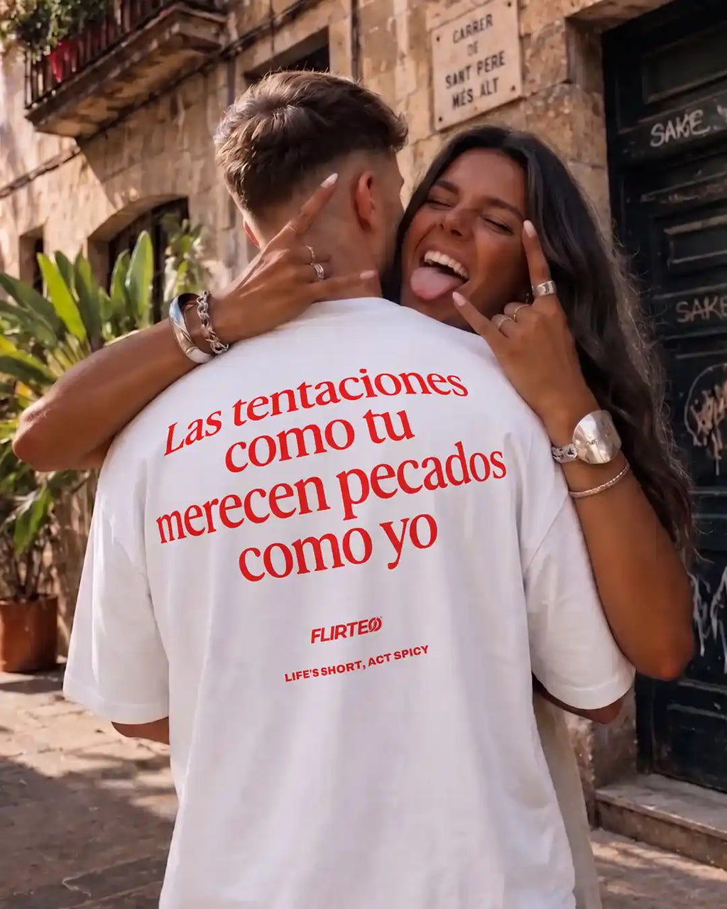 CAMISETA Oversize TENTACIONES STREETWEAT DE FLIRTEO