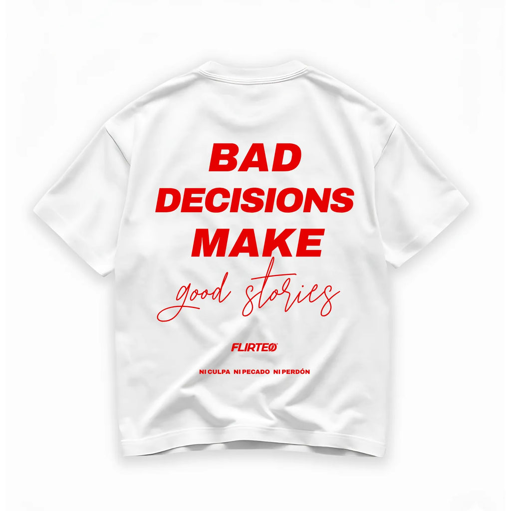 oversize 240 gr FLIRTEO bad decisions god stories