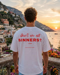 Camiseta oversize ARENT WE ALL SINNERS de FLIRTEO