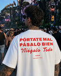 camiseta streetwear Oversize Niegalo Todo de flirteo